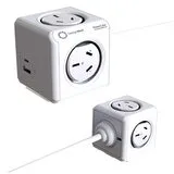 Allocacoc PowerCube With 4 Power Outlets And USB A+C Ports 2 x 1.5M