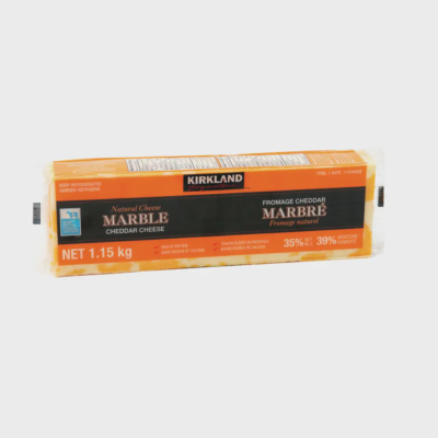 Kirkland Signature marble cheddar cheese