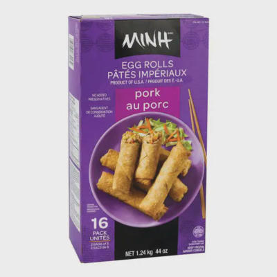 Minh pork egg rolls