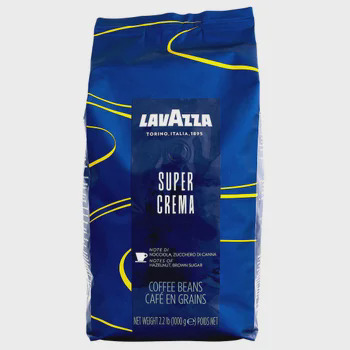 Lavazza Super Crema Whole Bean Coffee, 1 kg