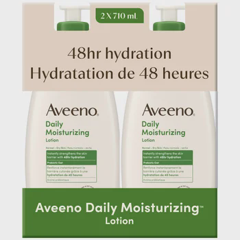 Aveeno Daily Moisturizing Lotion, 2 x 710 mL