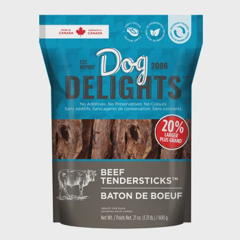 Dog Delights beef tendersticks dog treats