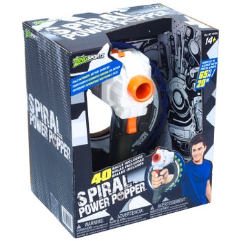 Blue Spiral Power Popper with 40 Balls