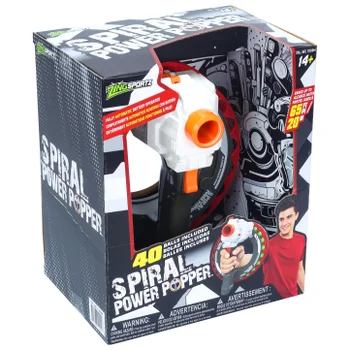 Red Spiral Power Popper with 40 Balls