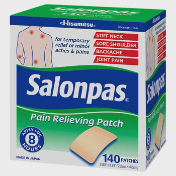 Salonpas Pain Relieving Patch — 140 ct