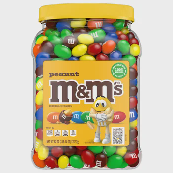 M&M's Candy — Peanut, 62 oz