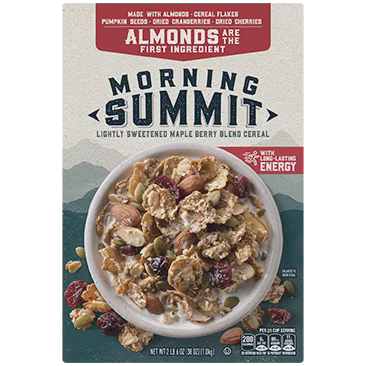 Morning Summit Lightly Sweetened Maple Berry Blend Cereal