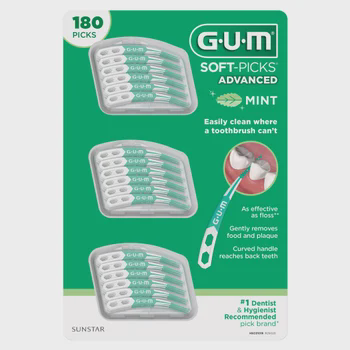 GUM Advanced Soft-Picks — Mint, 3/60 ct