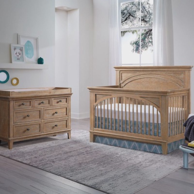 Imagio Baby Lisbon 2-piece Nursery Set, Sandwash