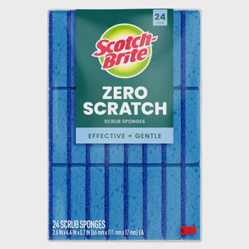 Scotch-Brite® Zero Scratch Scrub Sponges — 24 ct
