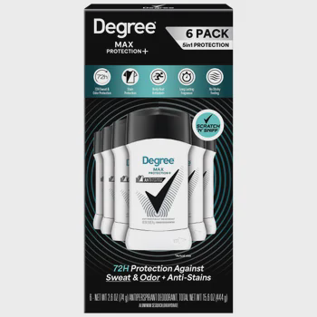 Degree Max Protection+ Antiperspirant Deodorant — 6/2.6 oz