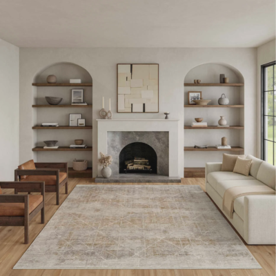 Nourison Argon Area Rug, Haze, 9’ x 12’7”