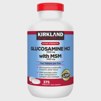 Kirkland Signature Glucosamine with MSM — 375 ct