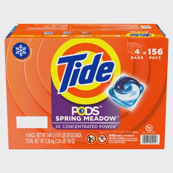 Tide Laundry Detergent PODS — Spring Meadow, 156 ct
