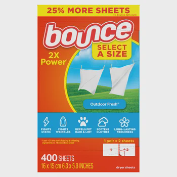 Bounce Select-a-Size Dryer Sheets — Outdoor Fresh, 400 ct