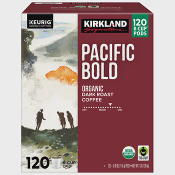 Kirkland Signature Organic K-Cup® Pods — Pacific Bold, 120 ct
